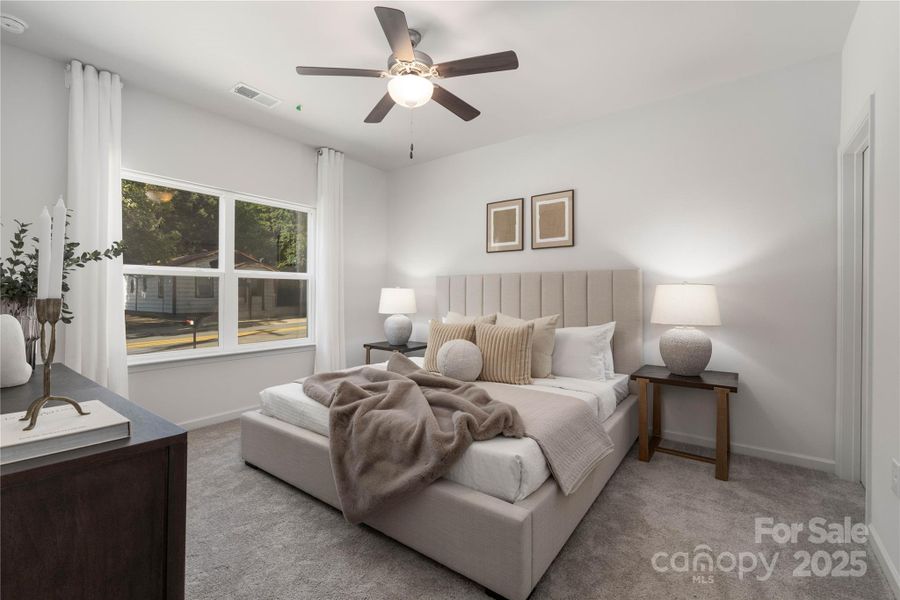 Furnished interior view inside a new home in , Mooresville (Image 8).