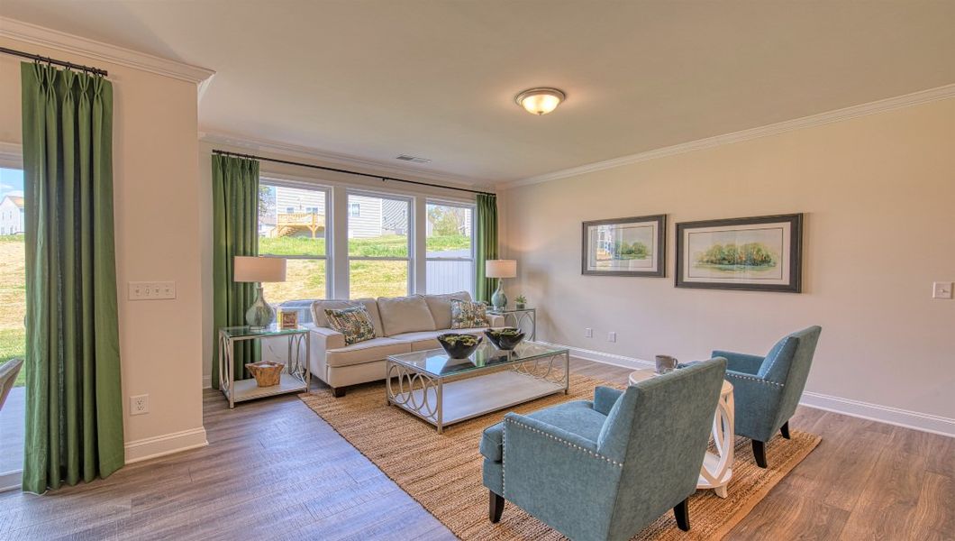 Furnished interior view inside a new home in Skybrook Corners, Huntersville (Image 15).