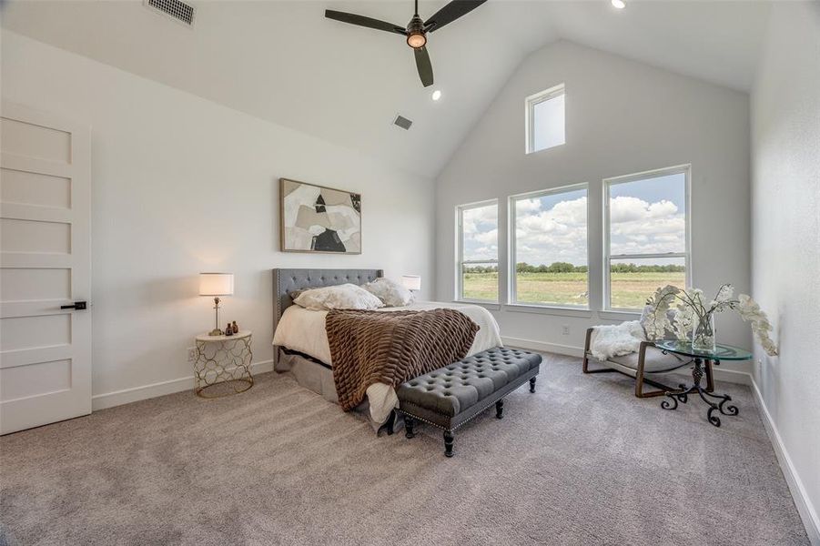 Furnished interior view inside a new home in Briar Branch Estates, Celeste (Image 31). Furnished interior view inside a new home in Briar Branch Estates, Celeste (Image 31).
