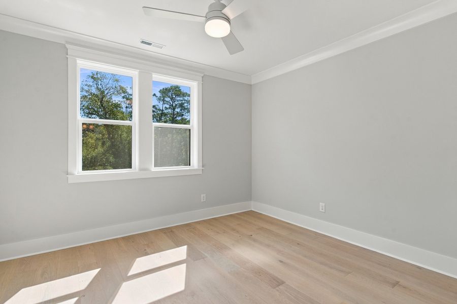 Representative unfurnished interior of a home built from the The Emerson by RobuckHomes in Stonehenge, Raleigh (Image 220).
