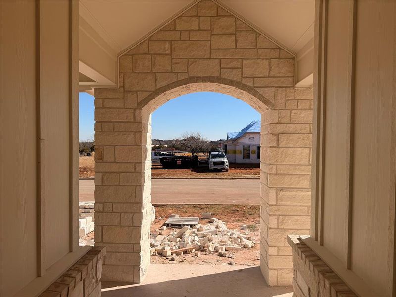 Exterior details and patio area of a home in , Abilene (Image 3).
