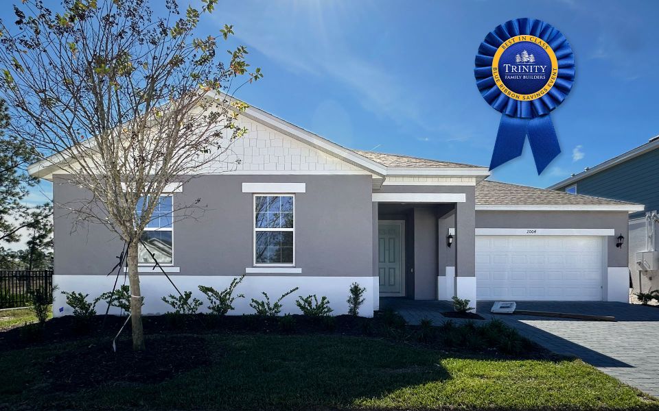 Front Exterior View of a Modern Central Florida Home