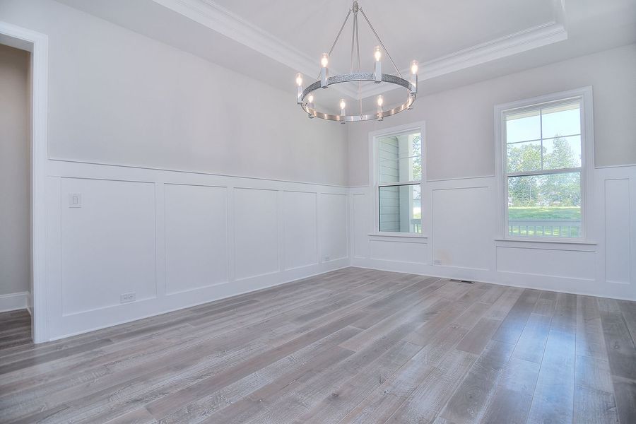Representative unfurnished interior of a home built from the Davidson by Greybrook Homes in Harbor Watch, Statesville (Image 24).