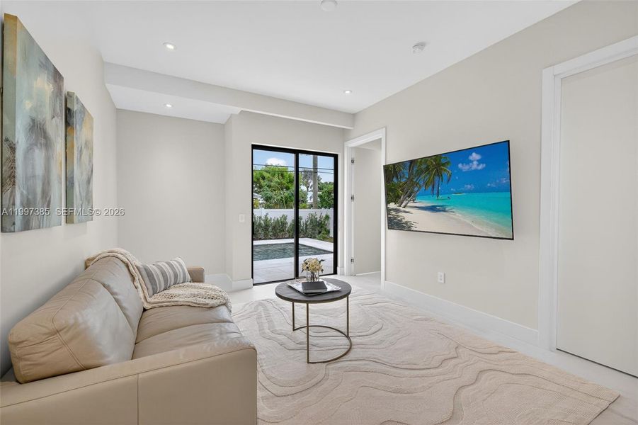 Furnished interior view inside a new home in , Fort Lauderdale (Image 39).