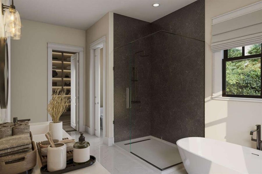 Furnished interior view inside a new home in , Weatherford (Image 7).