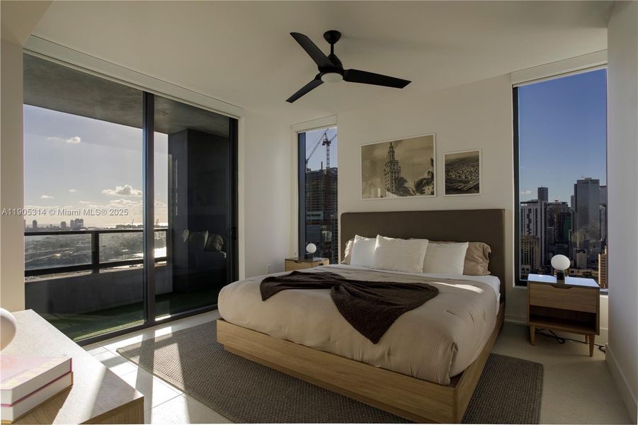 Furnished interior view inside a new home in , Miami (Image 15).