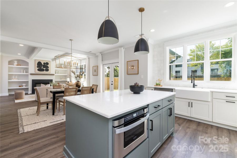 Furnished interior view inside a new home in , Charlotte (Image 9). Furnished interior view inside a new home in , Charlotte (Image 9).