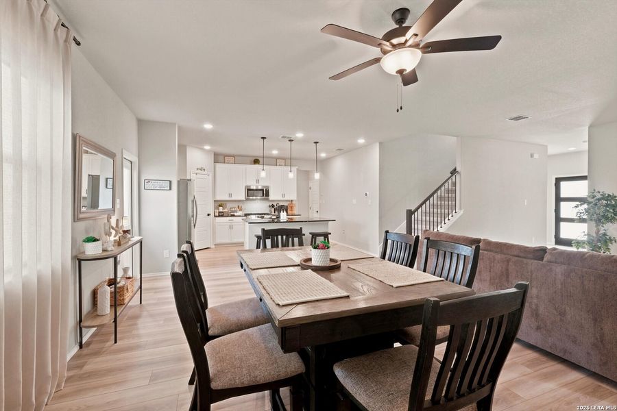 Furnished interior view inside a new home in Horizon Pointe, Converse (Image 18).