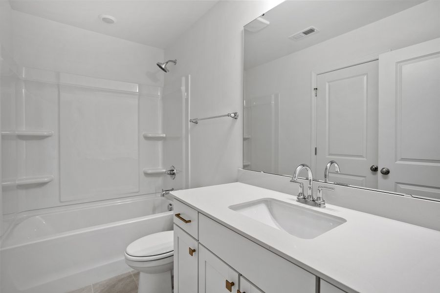 Furnished interior view inside a new home in Georgias Landing, Raleigh (Image 14).