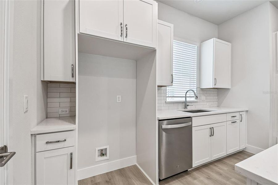 Furnished interior view inside a new home in Towns at Union, St. Petersburg (Image 13).