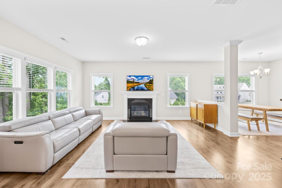 Furnished interior view inside a new home in , Mooresville (Image 7).