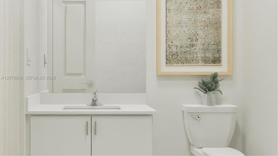 Close-up of interior finishes inside a home in Altamira, Homestead (Image 10).