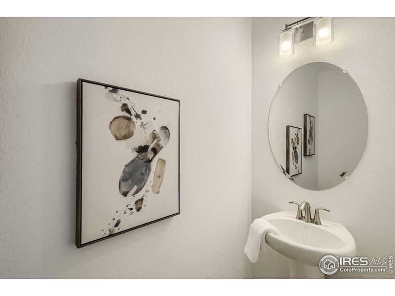 main level powder room