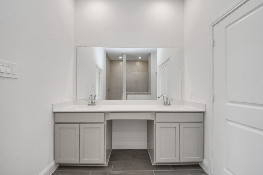 Furnished interior view inside a new home in Gatherings® at Chambers Creek: Duets Collection, Willis (Image 3). Furnished interior view inside a new home in Gatherings® at Chambers Creek: Duets Collection, Willis (Image 3).