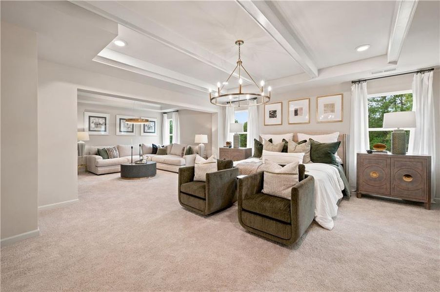 Furnished interior view inside a new home in Everson, Snellville (Image 10).