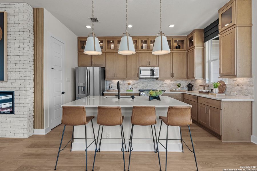 Furnished interior view inside a new home in Prominence – Now Selling, San Antonio (Image 36).