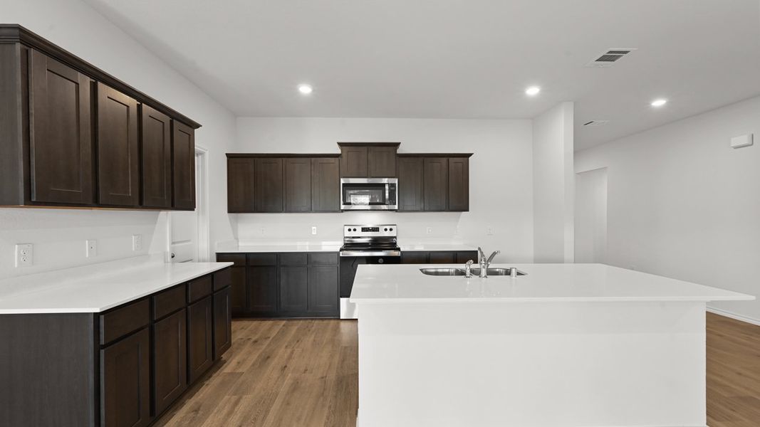 Representative furnished interior of a home built from the Holden by D.R. Horton in Waverly Estates, Josephine (Image 4).