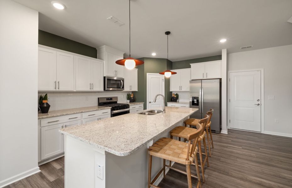 Representative furnished interior of a home built from the Scarlett by Pulte Homes in The Preserve at Marks Creek, Knightdale (Image 28). Representative furnished interior of a home built from the Scarlett by Pulte Homes in The Preserve at Marks Creek, Knightdale (Image 28).