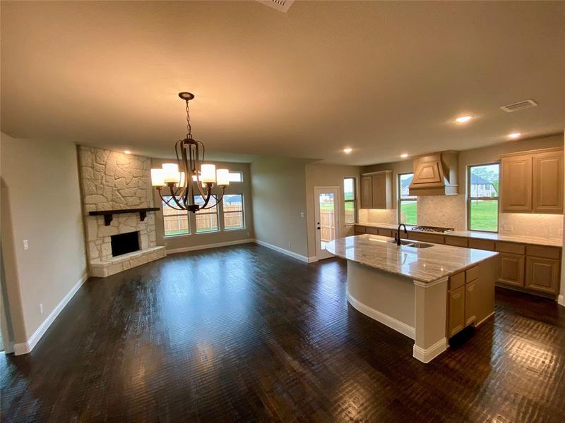 Amazing great room with room for everyone plus a guest each!