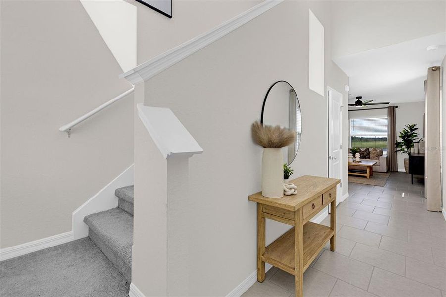 Furnished interior view inside a new home in Rye Ranch, Parrish (Image 2). Furnished interior view inside a new home in Rye Ranch, Parrish (Image 2).