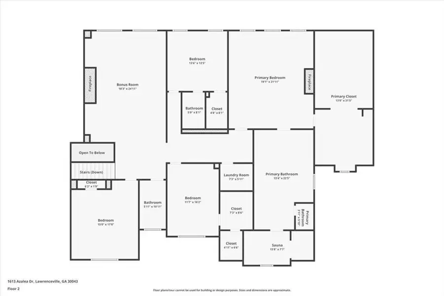 2D floor plan layout of this home in , Lawrenceville, GA (Image 6).