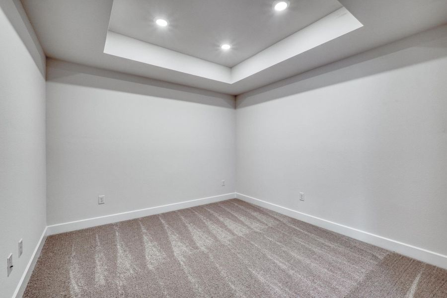 Spacious, unfurnished interior of a new home in Santa Rita Ranch - 60', Liberty Hill (Image 14). Spacious, unfurnished interior of a new home in Santa Rita Ranch - 60', Liberty Hill (Image 14).