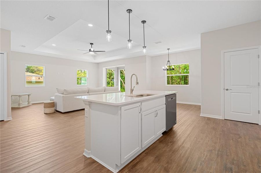 Furnished interior view inside a new home in , Citrus Springs (Image 8).