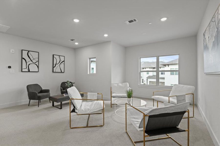 Furnished interior view inside a new home in , Lake Dallas (Image 12). Furnished interior view inside a new home in , Lake Dallas (Image 12).