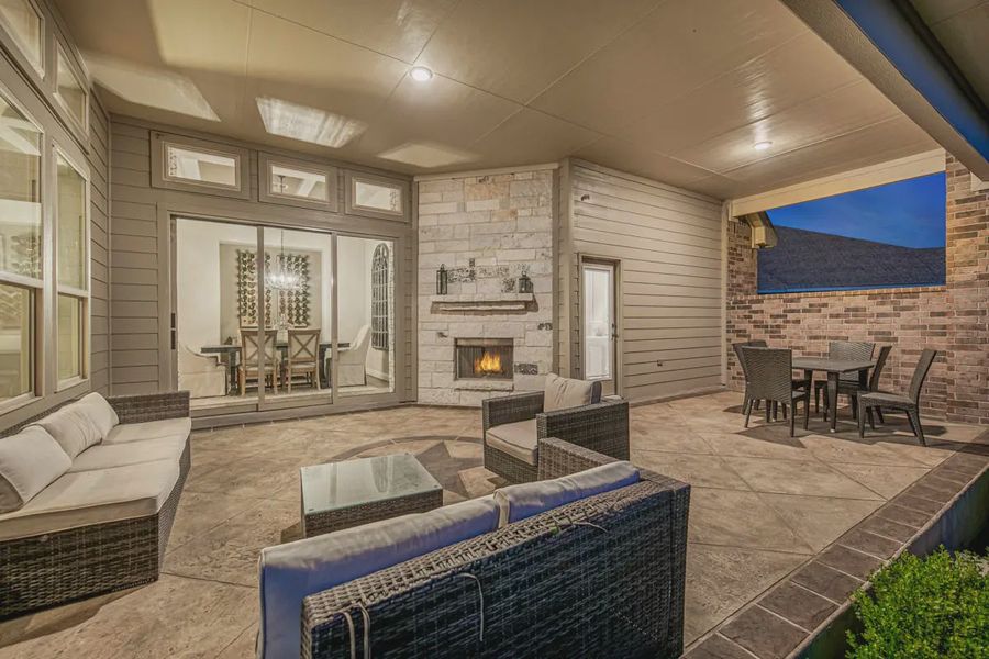 Representative exterior details of a home built from the Lancashire by Chesmar Homes in Potranco Oaks 100's, Castroville (Image 3).