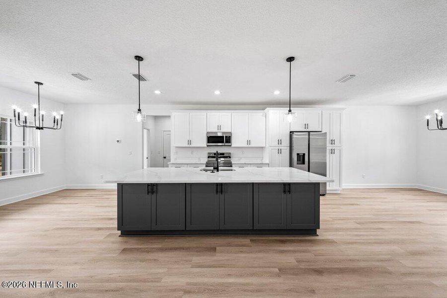 Furnished interior view inside a new home in , Sanderson (Image 9).