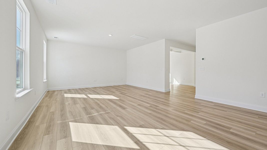 Representative furnished interior of a home built from the Wagener by DRB Homes in Weavers Pointe, Zebulon (Image 8).