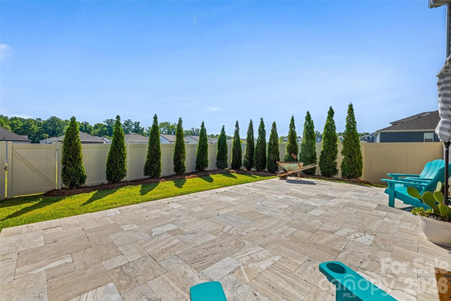Exterior details and patio area of a home in , York (Image 24).