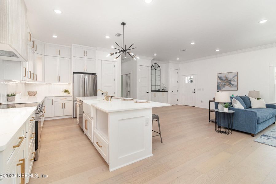 Furnished interior view inside a new home in , Jacksonville (Image 9). Furnished interior view inside a new home in , Jacksonville (Image 9).