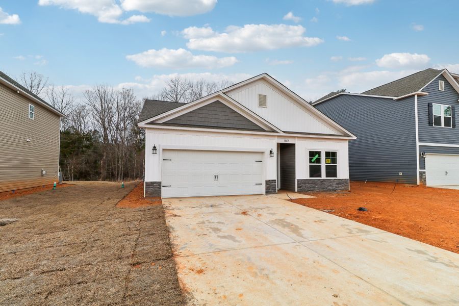 Representative exterior photo of a completed home built from the Darcy II by Great Southern Homes in Shady Grove, Conway, SC (Image 26).