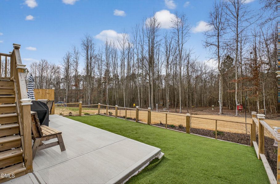 Enjoy the nature views!