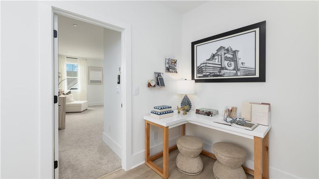 Furnished interior view inside a new home in The Village at Sandy Plains, Marietta (Image 35).
