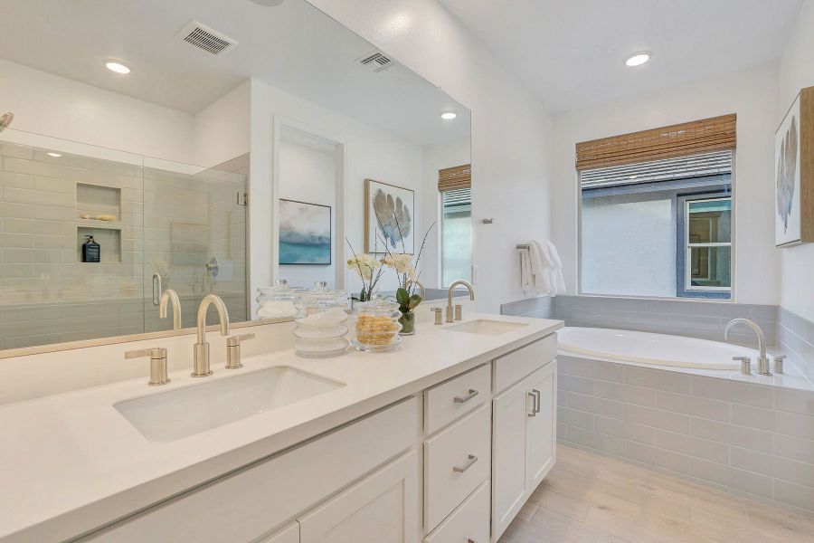Representative furnished interior of a home built from the Lagoon by Mattamy Homes in Tyler Ranch, Buckeye (Image 37).