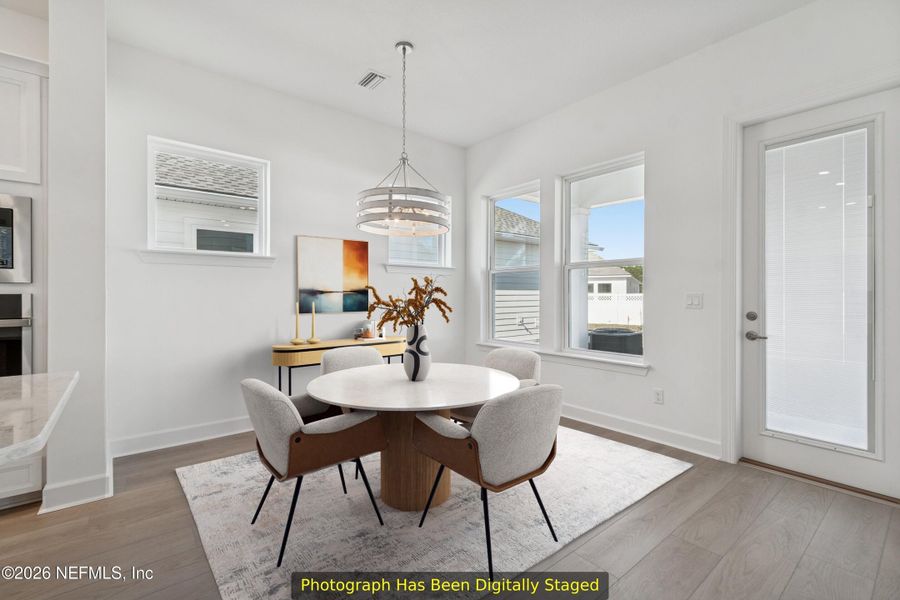 Furnished interior view inside a new home in Evergreen Island at Silverleaf - Executive, St. Augustine (Image 14).