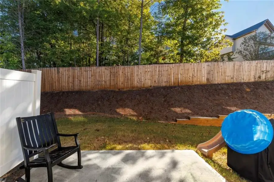 Exterior details and patio area of a home in General Chase, Adairsville (Image 3). Exterior details and patio area of a home in General Chase, Adairsville (Image 3).
