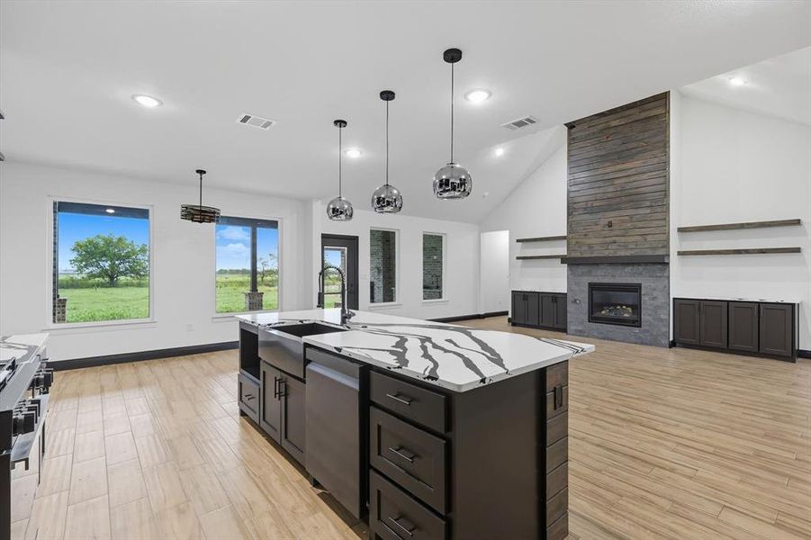 Furnished interior view inside a new home in , Sanger (Image 3). Furnished interior view inside a new home in , Sanger (Image 3).