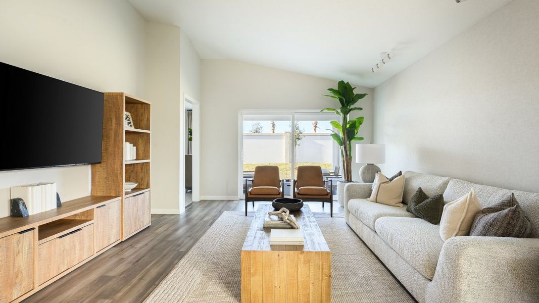 Representative furnished interior of a home built from the Magenta by Casa Fresca Homes in Pasadena Woods, Dade City (Image 6).