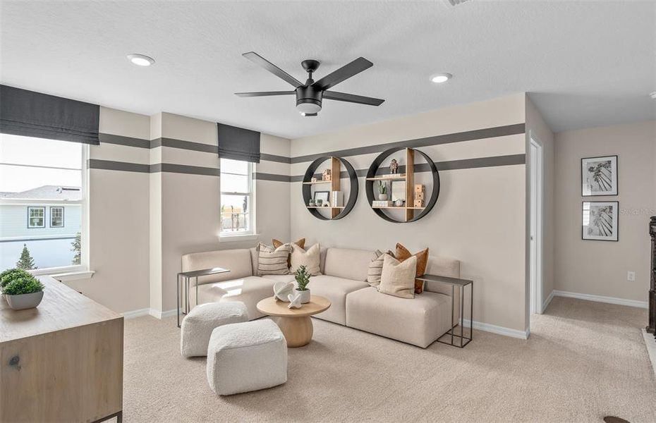 Furnished interior view inside a new home in Winding Meadows, Apopka (Image 14).