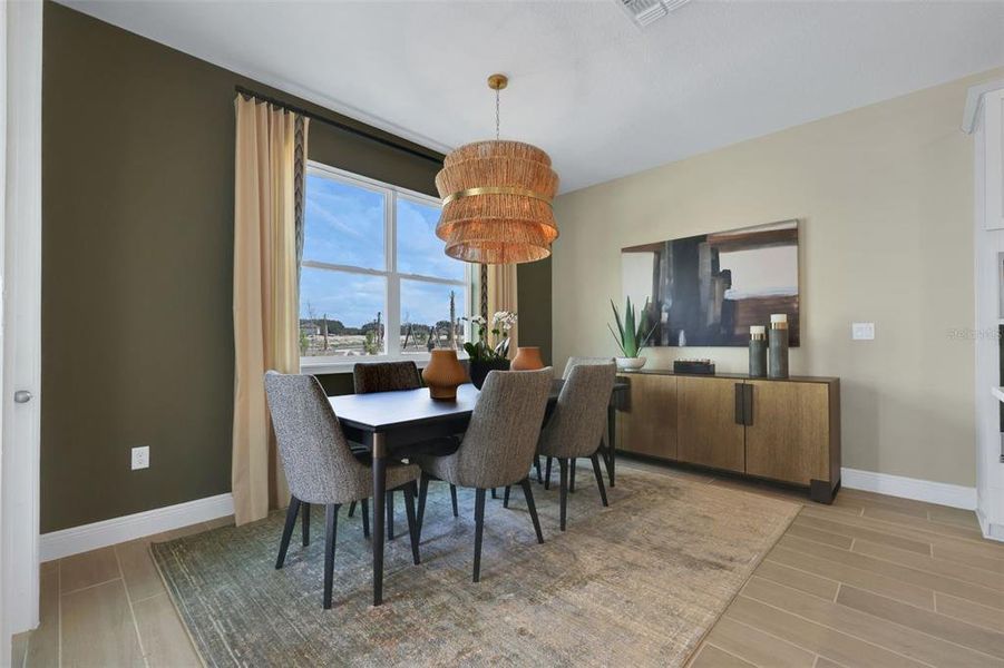 Furnished interior view inside a new home in Crossroads at Kelly Park, Apopka (Image 18).