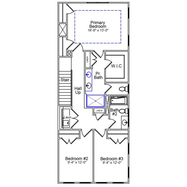 2D floor plan layout of this home in Nichols Landing, Charlotte, NC (Image 3). 2D floor plan layout of this home in Nichols Landing, Charlotte, NC (Image 3).