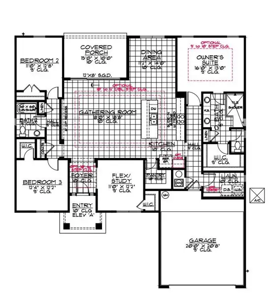 SEDA Clairmont floorplan