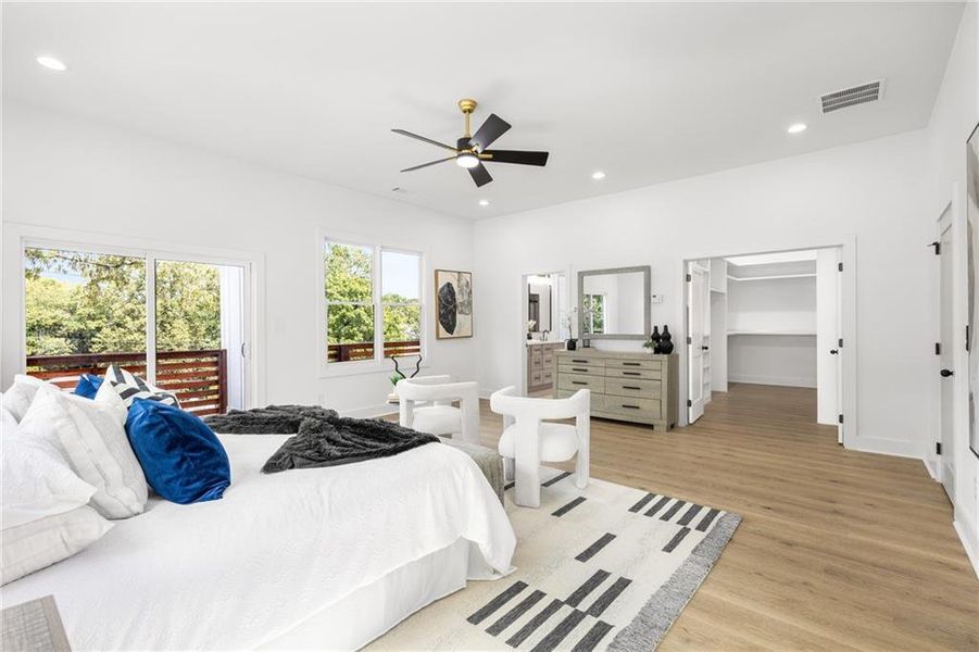 Furnished interior view inside a new home in , Atlanta (Image 3). Furnished interior view inside a new home in , Atlanta (Image 3).