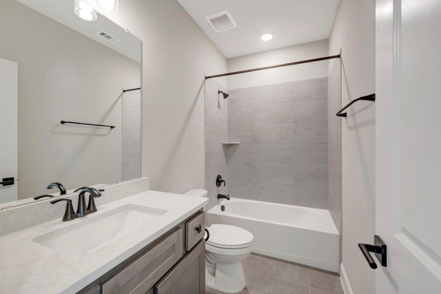 Furnished interior view inside a new home in Kresston - Enclave Collection, Magnolia (Image 19).