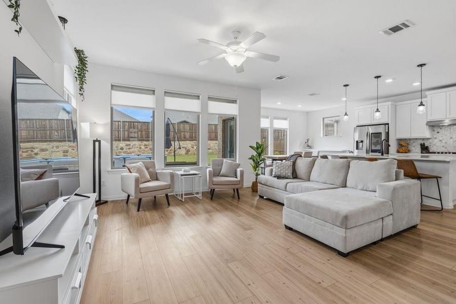 Furnished interior view inside a new home in Devonshire, Forney (Image 14). Furnished interior view inside a new home in Devonshire, Forney (Image 14).