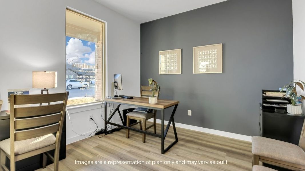 Furnished interior view inside a new home in Viridian, Lubbock (Image 5).