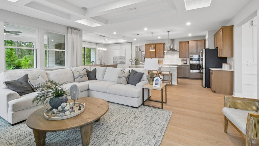 Representative furnished interior of a home built from the Marigold by DRB Homes in Ardisia Park, New Smyrna Beach (Image 16).